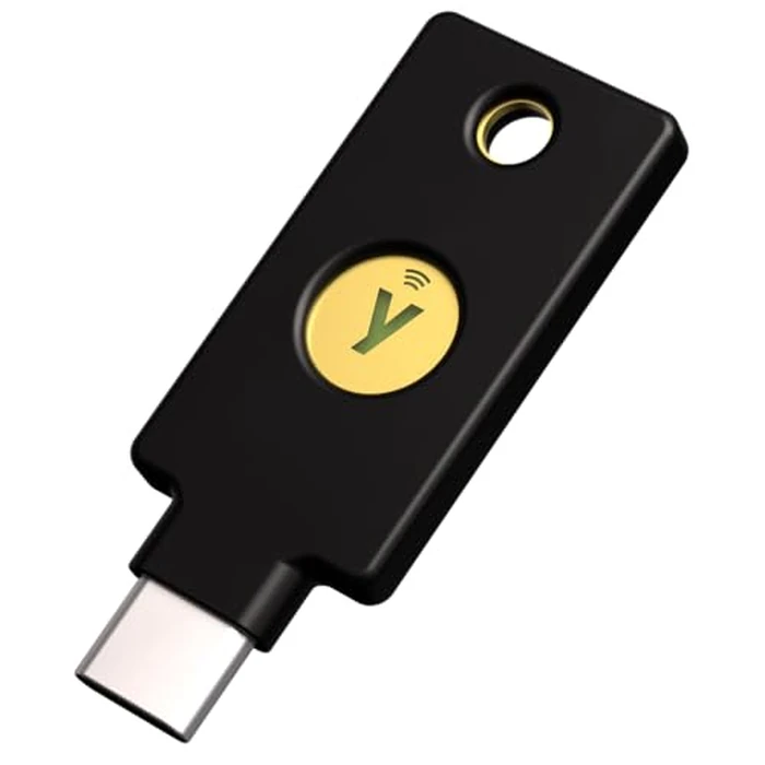 Yubico - Security Key C NFC - Basic Compatibility - Multi-Factor authentication (MFA) Security Key and passkey, Connect via USB-C or NFC, FIDO Certified by Yubico - Used - Like New condition - US$27.55