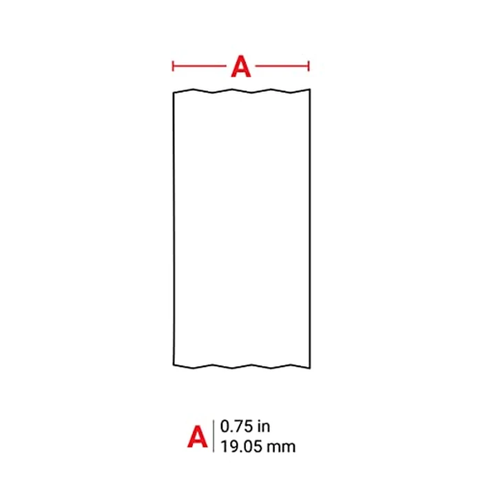 Brady M21-750-499 16' Length, 0.75" Width, B-499 Nylon Cloth, Black on White Label for BMP21, ID Pal, and LABPAL Printers by Brady - Image 3