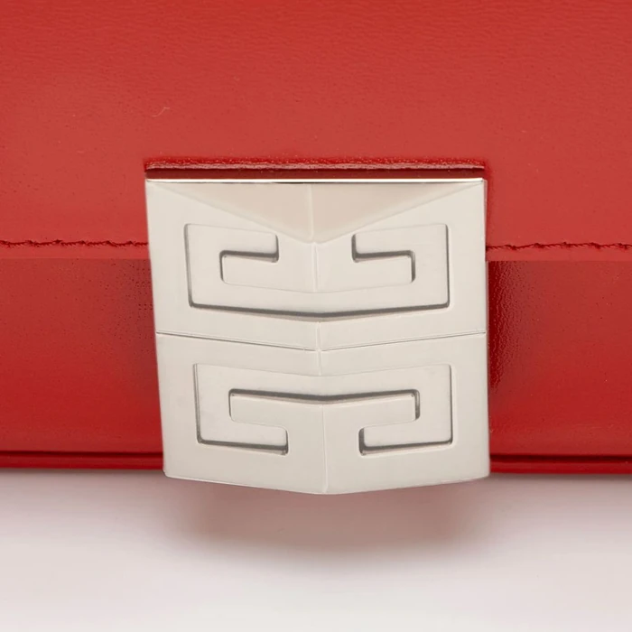 Givenchy Calfskin 4G Small Shoulder Bag - Calfskin - Red by Givenchy - Image 10