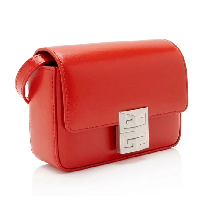 Givenchy Calfskin 4G Small Shoulder Bag - Calfskin - Red by Givenchy - Image 2