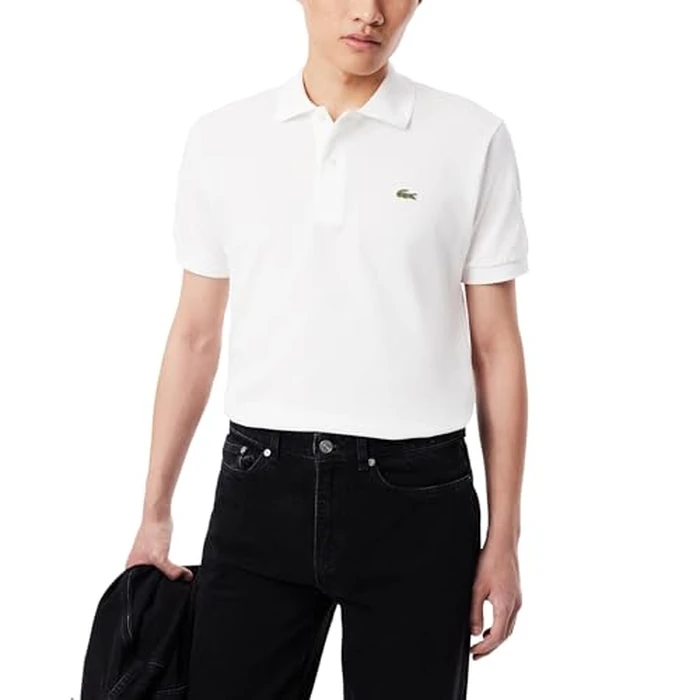 Lacoste Men's Classic Fit L.12.12 Original Piqué Polo Shirt, White, 3X-Large by Lacoste - Used - Very Good condition - US$64.52