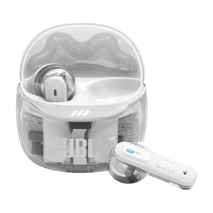 JBL TUNE Flex 2 True Wireless Noise Cancelling Earbuds - Ghost White by JBL - Image 3