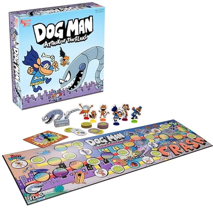 University Games Dog Man: Attack of The Fleas Game (UG-07010) by University Games - Used - Like New condition - US$13.29