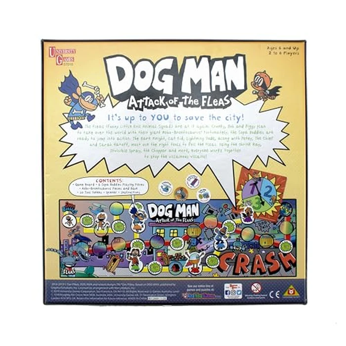 University Games Dog Man: Attack of The Fleas Game (UG-07010) by University Games - Image 8