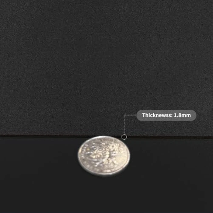 Zinkooat Runner for Dresser Top - 22x48 Inch Waterproof Easy to Clean Can Conceal Flaws Protector The Table Top from Scratches Used for Coffee Table Dresser(Black+Black 22x48) by Zinkooat - Image 3