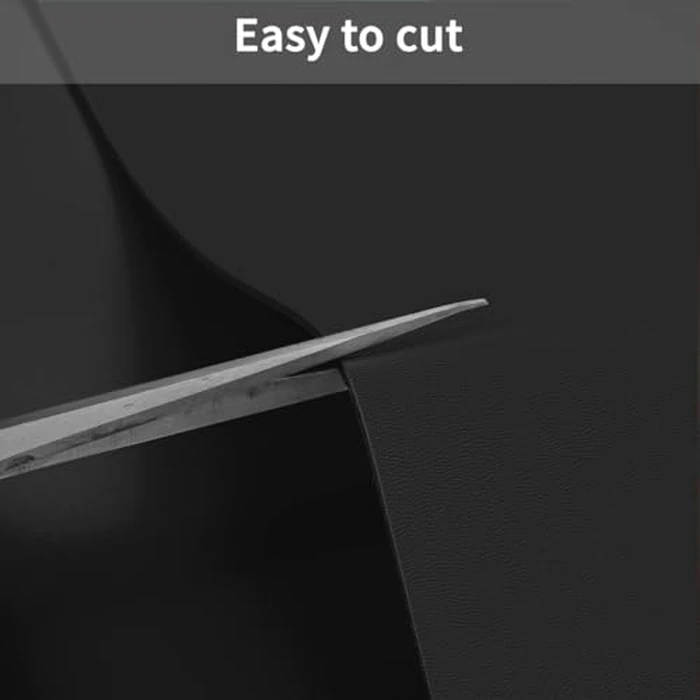 Zinkooat Runner for Dresser Top - 22x48 Inch Waterproof Easy to Clean Can Conceal Flaws Protector The Table Top from Scratches Used for Coffee Table Dresser(Black+Black 22x48) by Zinkooat - Image 5