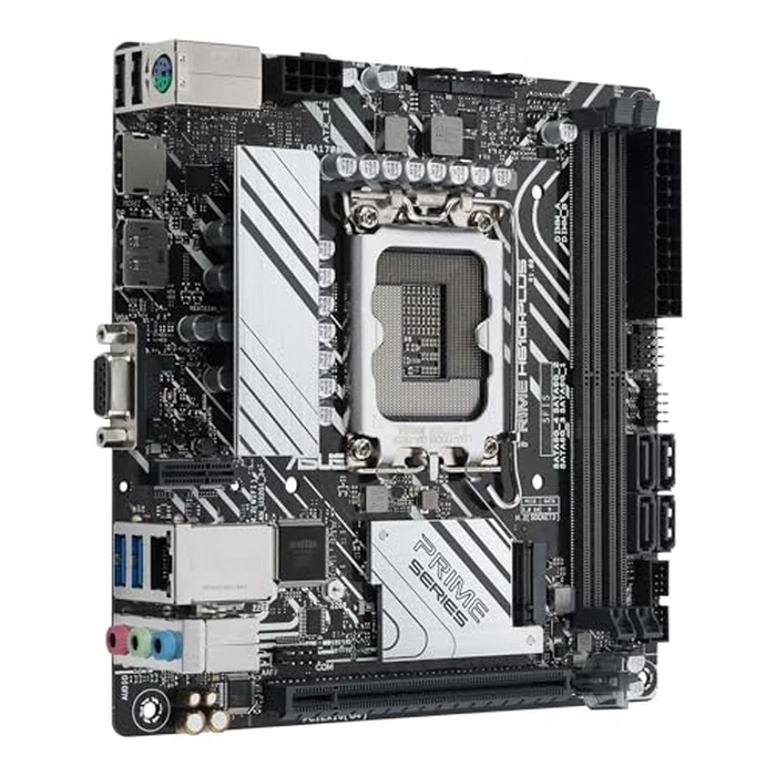 ASUS Prime H610I-PLUS-CSM Intel(R) H610 (LGA 1700) Mini-ITX Motherboard with DDR5 5600, PCIe 4.0, M.2 Slot, Intel(R) 1 Gb Ethernet, DisplayPort, HDMI(TM), D-Sub, USB 3.2, SATA 6, ASUS Control Center Express by ASUS - Image 3