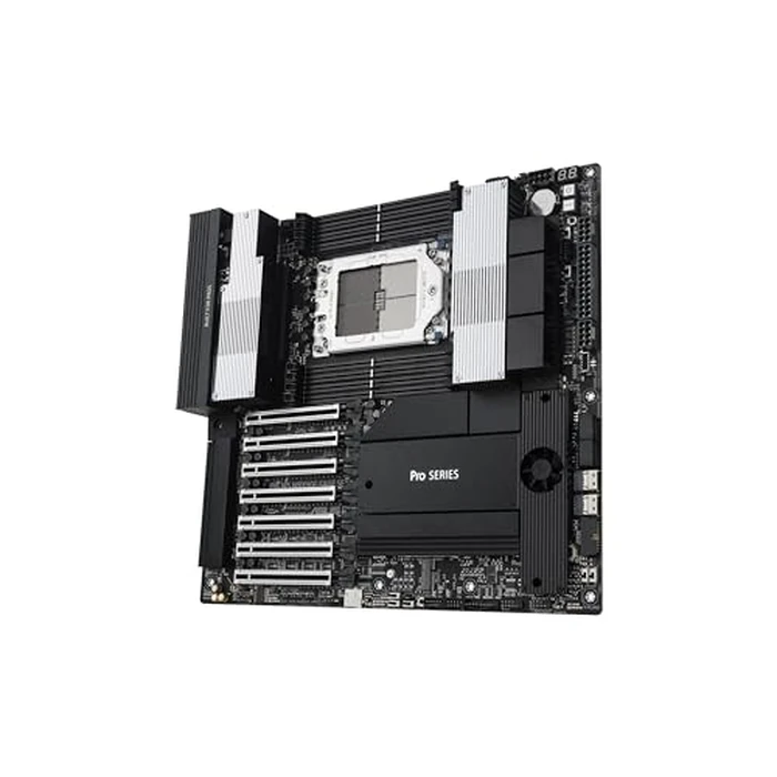 ASUS Pro WS WRX90E-SAGE SE EEB Workstation Motherboard, AMD Ryzen(TM) Threadripper(TM) PRO 7000 WX-Series, ECC R-DIMM DDR5, 32 Power-Stage,7xPCIe 5.0x16, PCIe 5.0 M.2, 10Gb & 2.5Gb LAN, Multi-GPU Support by ASUS - Image 3