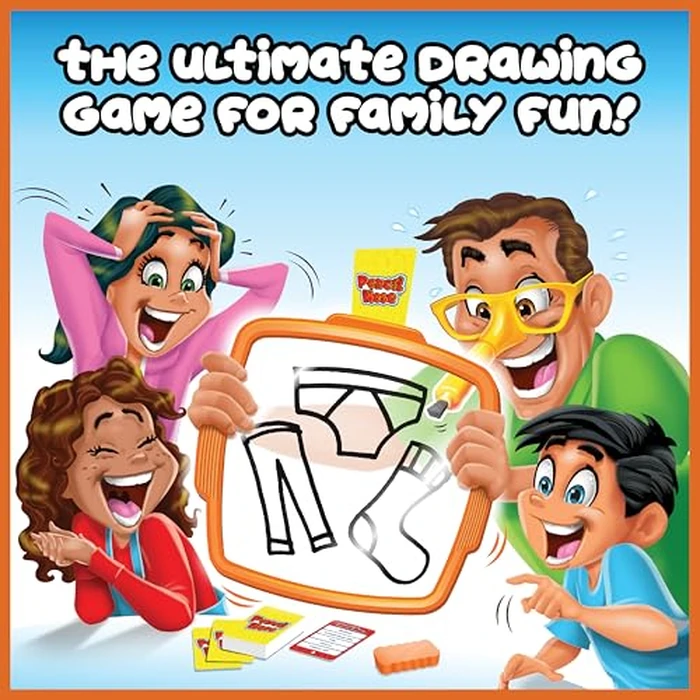 Pencil Nose Board Games for Family Night - The Ultimate Drawing Game - Kids Games, Family Game, Multi-Player, Party Game - Ages 8+ by PlayMonster - Image 3