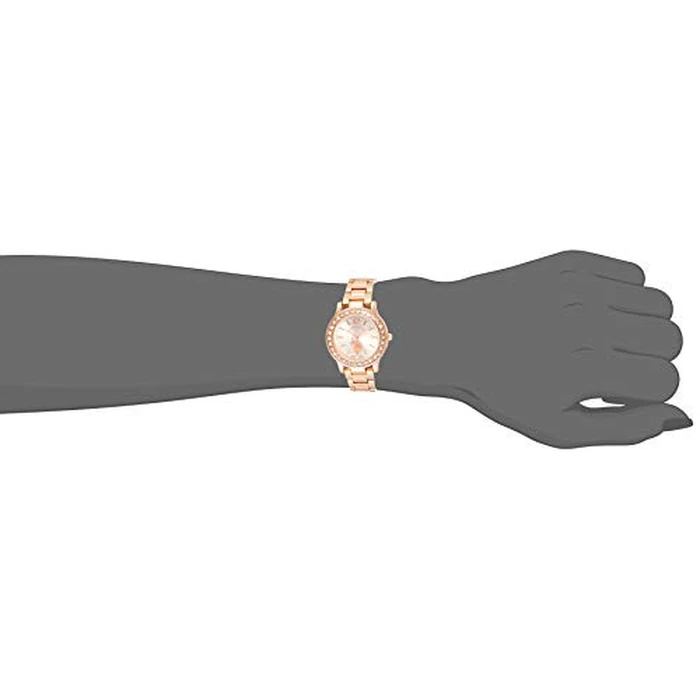 U.S. Polo Assn. Women's Rose Gold-Tone Watch - Elegant Crystal Bezel, Durable Bracelet, and Quartz Movement - Perfect for Everyday Style or Special Occasions by Accutime - Image 3