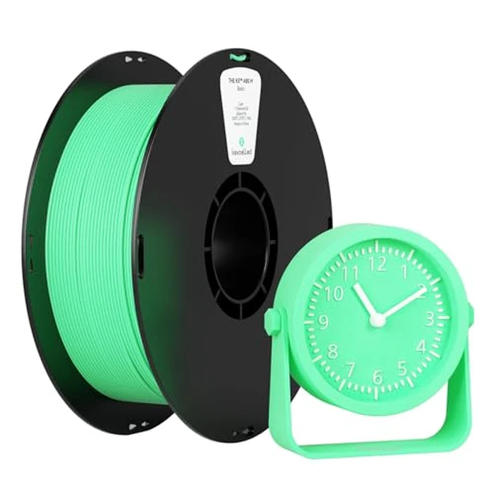 kexcelled Matte ABS Filament 1.75mm Mint Green, 3D Printer Filament ABS, Excellent Comprehensive Performance +/- 0.03mm, 1kg Spool (2.2lbs), Fit Most FDM Printer by kexcelled - Image 1