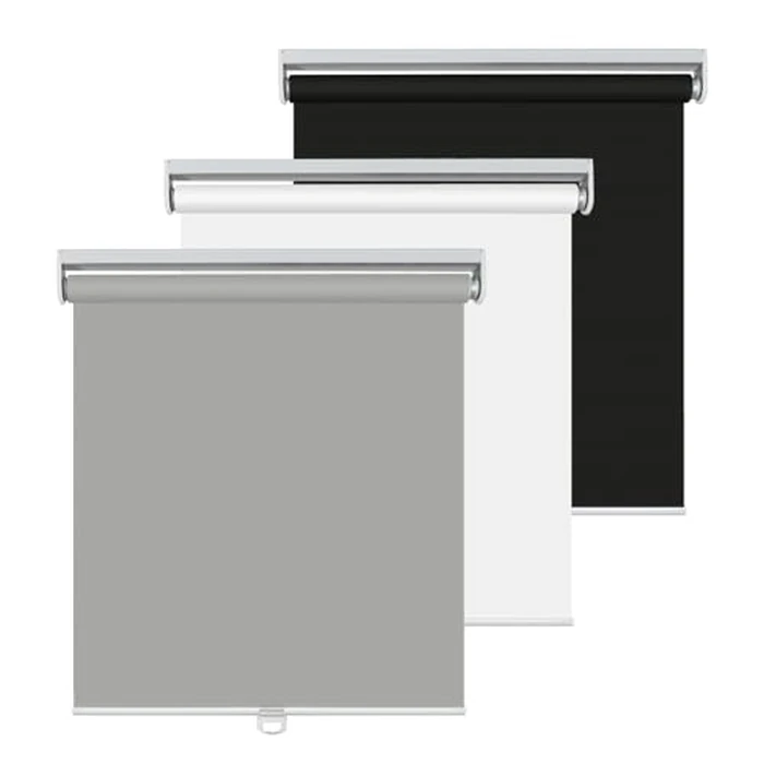 Kokorona Cordless Roller Shades Blackout Roller Blinds for Windows, Free-Stop Roller Window Shades Room Darkening Blinds Privacy Thermal Insulated for Home, Grey, 50" W X 72" H (127 W x H 183 cm) by Kokorona - Used - Good condition - CA$36.88