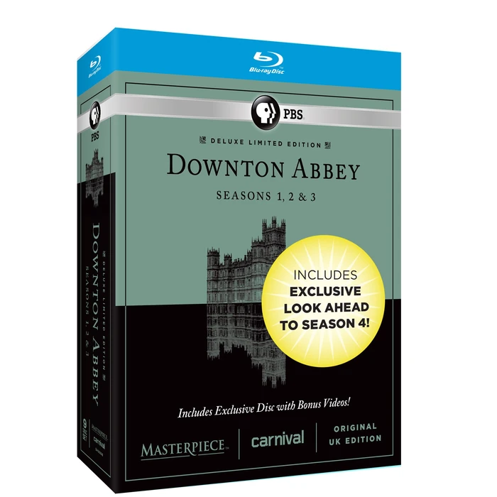 Masterpiece: Downton Abbey Seasons 1, 2 & 3 Deluxe Limited Edition (Amazon Exclusive Season 4 Bonus Features) by PBS - Used - Good condition - US$6.34