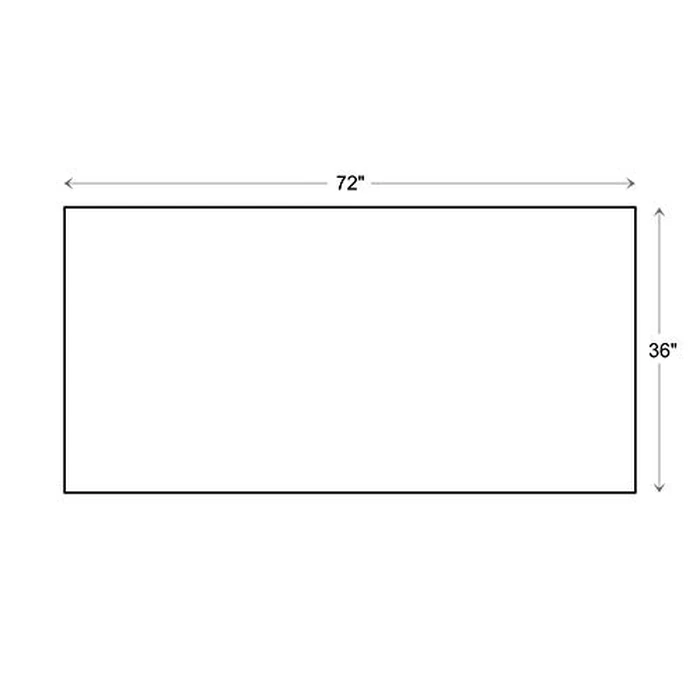 Calloway Mills 152963672P Black Border 36" x 72" Monogram Doormat Letter (P) by Calloway Mills - Image 4