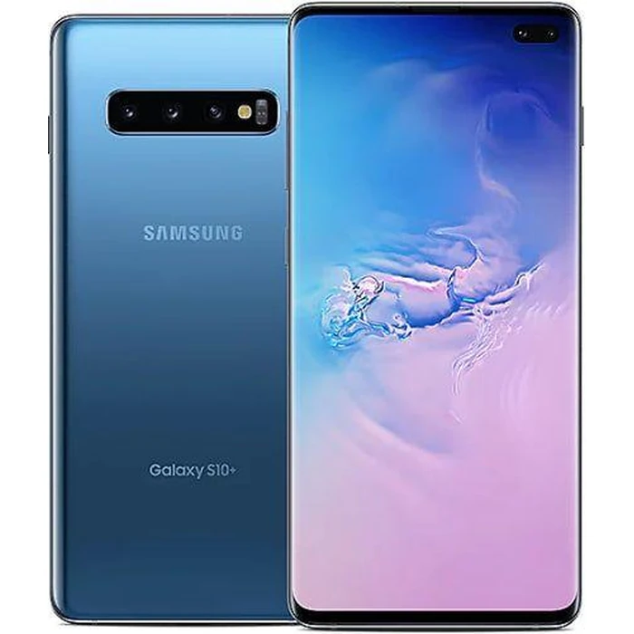 Galaxy S10+ - 128GB - 1 Physical SIM - Prism Blue - Unlocked by Samsung - Refurbished - Good condition - US$167.49