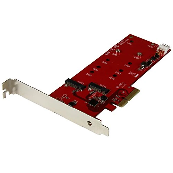 StarTech.com 2x M.2 SATA SSD Controller Card - PCIe - PCI Express M.2 SATA III Controller - NGFF Card Adapter (PEX2M2) by StarTech - Used - Very Good condition - CA$41.84