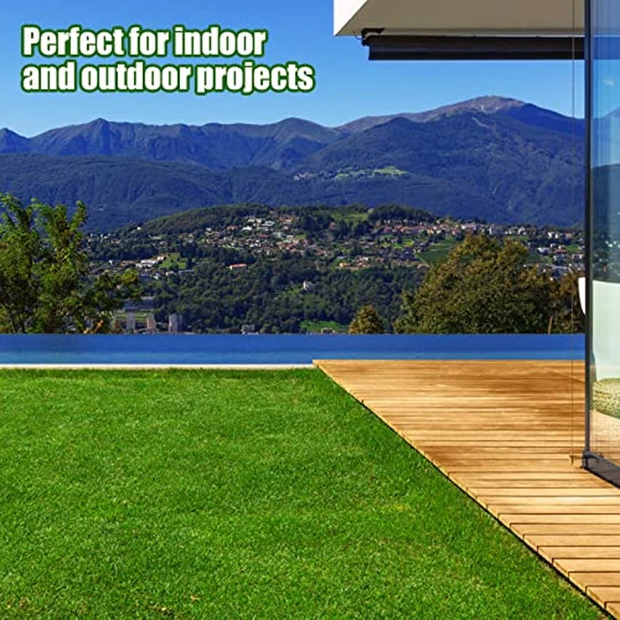 Heyroll Realistic Artificial Turf Grass, 3 FT X 10 FT Artificial Synthetic Fake Grass, 20MM Green Turf Rug Pet Dogs Lawn Mat with Drainage Holes for Indoor Outdoor Patio Garden Landscape/Custom Size by Heyroll - Image 7