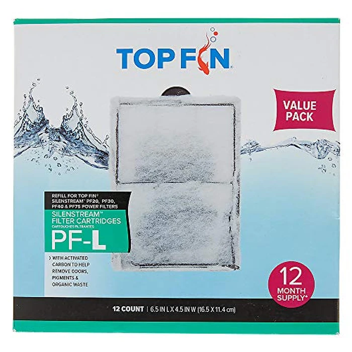 Top Fin Silenstream Large PF-L Filter Cartridges Refill by Top Fin - Used - Like New condition - US$20.65