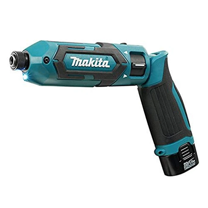 Makita 7.2V Li-Ion 1/4" Impact Driver Kit, 1.5Ah, Variable Speed, Reversible, Electric Brake, LED Light, Compact Design by Makita - Used - Good condition