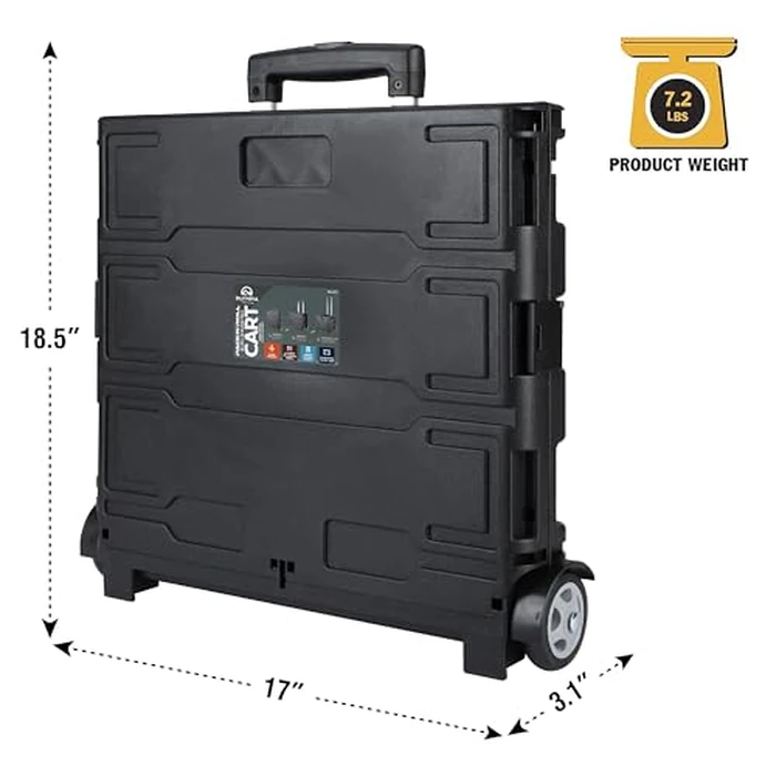 Olympia Tools 85-010 Grand Pack-N-Roll Portable Tools Carrier with Telescopic Handle, 80 Lb. Load Capacity, Black by Olympia Tools - Image 2