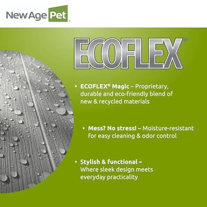 New Age Pet ECOFLEX 24" Wide Small Reptile Habitat Enclosure, Glass Front Terrarium for Snakes, Lizards & Tortoises in Maple or Grey, Easy to Clean, Front Access Design and Mesh Top by New Age Pet - Image 3