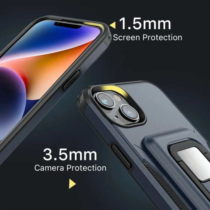 MyBat Pro Stealth Series Phone Case with MagKick for iPhone 14 Plus - Blue - Premium by MyBat Pro - Image 5