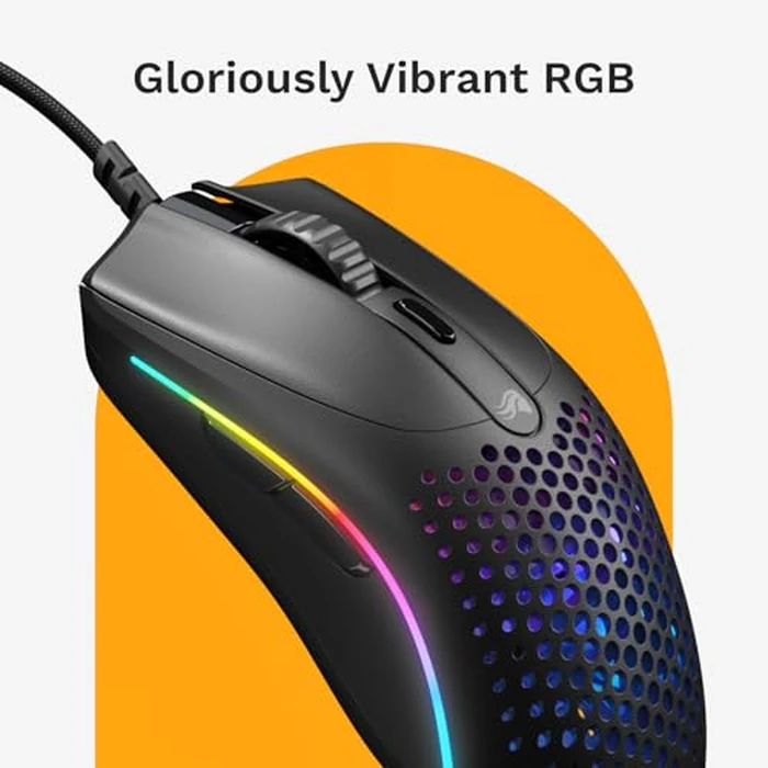 Glorious Model O 2 Mini Wired Gaming Mouse: Superlight 49g, 26K Optical Sensor, Motion Sync, 80M Clicks, 6 Programmable Buttons, Mouse for Small Hands, FPS, MMO, MOBA, Battle Royal Mouse, Black by GLORIOUS - Image 5