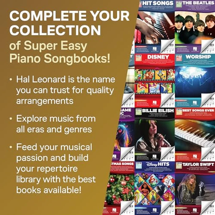 Elvis Presley Super Easy Piano Songbook | Piano Sheet Music Book for Beginners Students and Adults | Simple Songbook Melodies Letter Notes Lyrics and Chord Diagrams for Timeless Piano Enjoyment by Hal Leonard - Image 4
