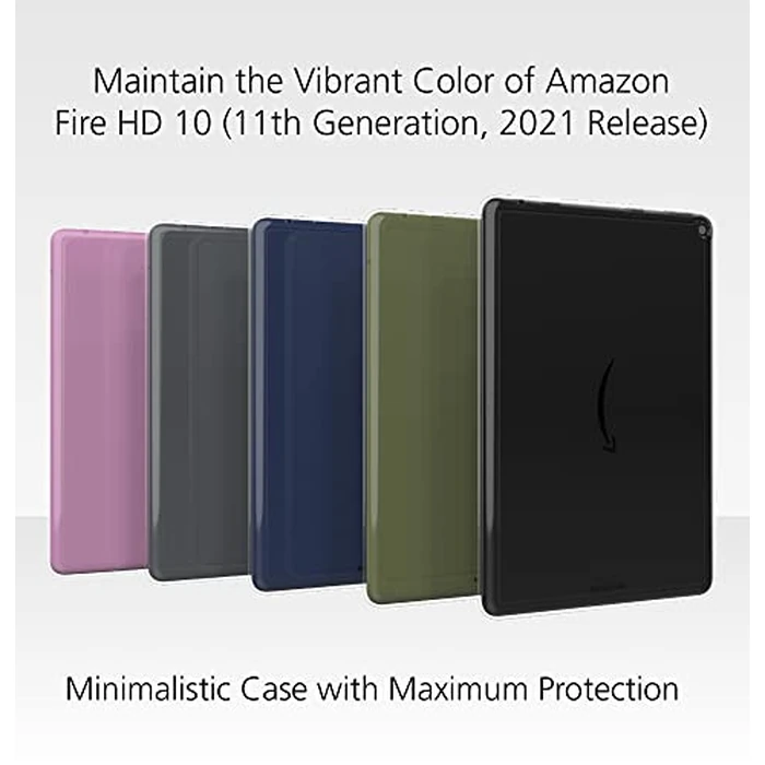 Made for Amazon, Clear Case with Screen Protector for Fire HD 10 (10th Generation, 2021 release) & Fire HD 10 Plus (10th Generation, 2021 release) by Mission Cables - Image 4