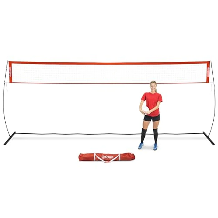 GoSports 20 ft Freestanding Volleyball Training Net for Indoor Our Outdoor Use - Instant Setup and Height Adjustable by GoSports - Used - Like New condition - US$75.13