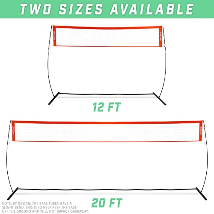 GoSports 20 ft Freestanding Volleyball Training Net for Indoor Our Outdoor Use - Instant Setup and Height Adjustable by GoSports - Image 7