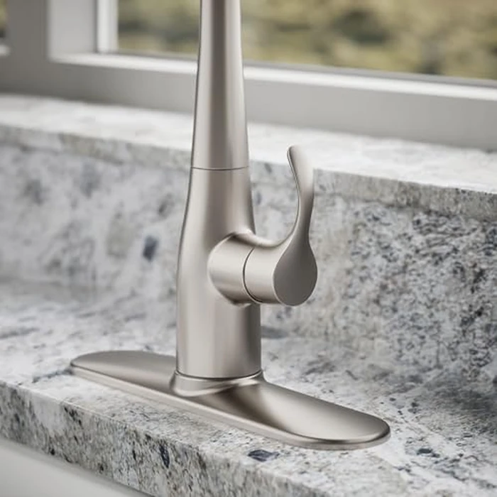 Kohler K-596-Vs Simplice High-Arch Single-Hole Or Three-Hole with 3-Function Spray Head, Sweep Spray and Docking Spray Head Technology by Kohler - Image 6