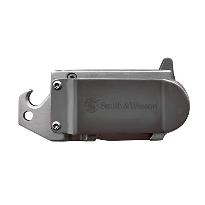 Smith & Wesson Benji 2.5in High Carbon S.S. Folding Keychain Knife with 1.75in Modified Tanto Blade and G10 Handle for Outdoor, Tactical, Survival and EDC,Black by Smith & Wesson - Image 2