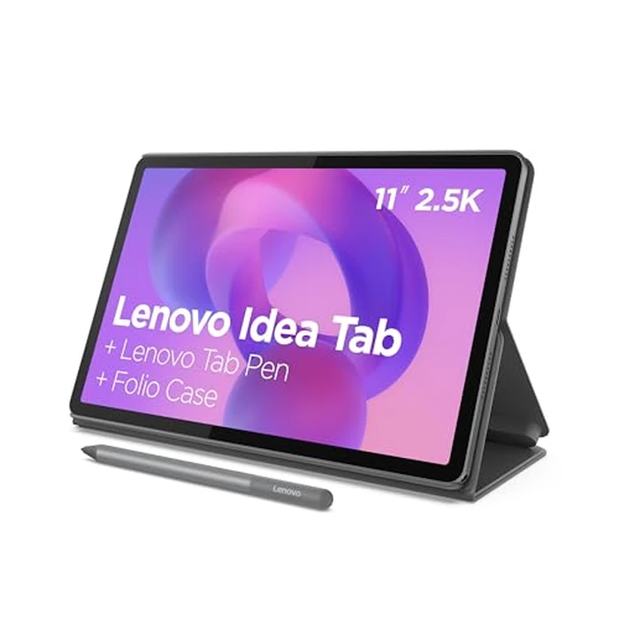 Lenovo Idea Tab - College Tablet - 11″ 2.5K IPS Touchscreen Display - 90Hz - MediaTek Dimensity 6300-8 GB Memory - 256 GB Storage - Integrated Arm Mali-G57 MC2 - Tab Pen and Folio Case by Lenovo - Used - Like New condition - US$189.00