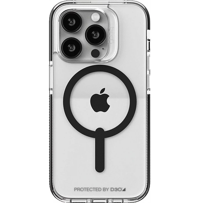 Zagg Gear4 Piccadilly Snap Phone Case with Magsafe for iPhone 14 Plus - Black/Clear by Zagg - Refurbished - Acceptable condition