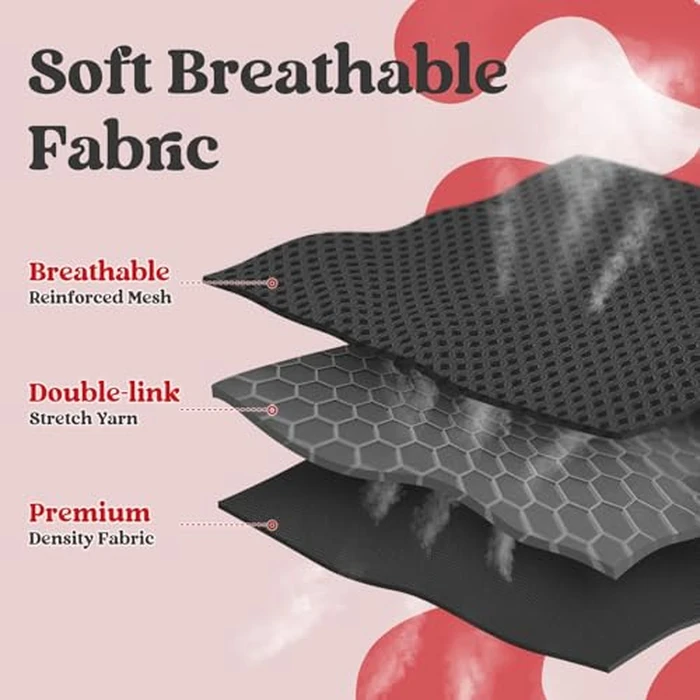 rabbitgoo Dog Harness Small Sized and Leash Set, Step-in Breathable Pet Harness, Soft Walking Reflective Puppy Vest for Small Dogs, Black & Red, M by rabbitgoo - Image 3