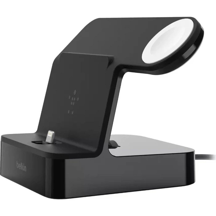 Belkin PowerHouse 2-in-1 iPhone & Apple Watch Charging Dock (F8J237) - Black - Brand New by Belkin - Image 2