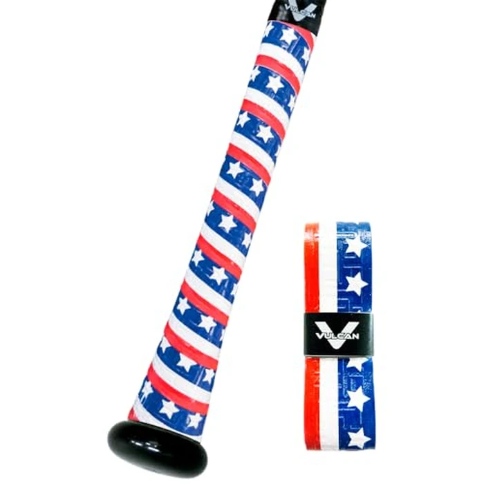 Vulcan | 1.75mm Bat Grip | Baseball/Softball | Stars 'n' Bars by Vulcan - Image 2