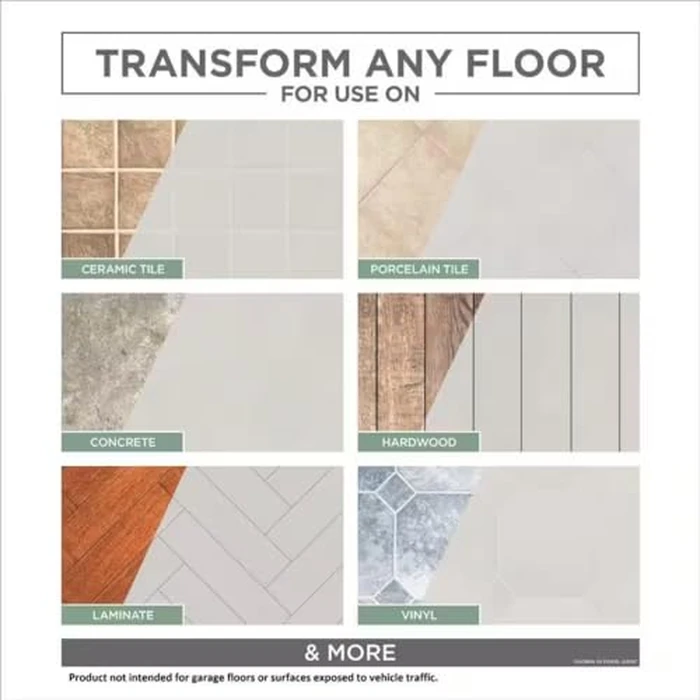 Rust-Oleum Home Floor Coating Kit in Ultra White Matte Finish for Kitchens, Basements, Bathrooms by Rust-Oleum - Image 6