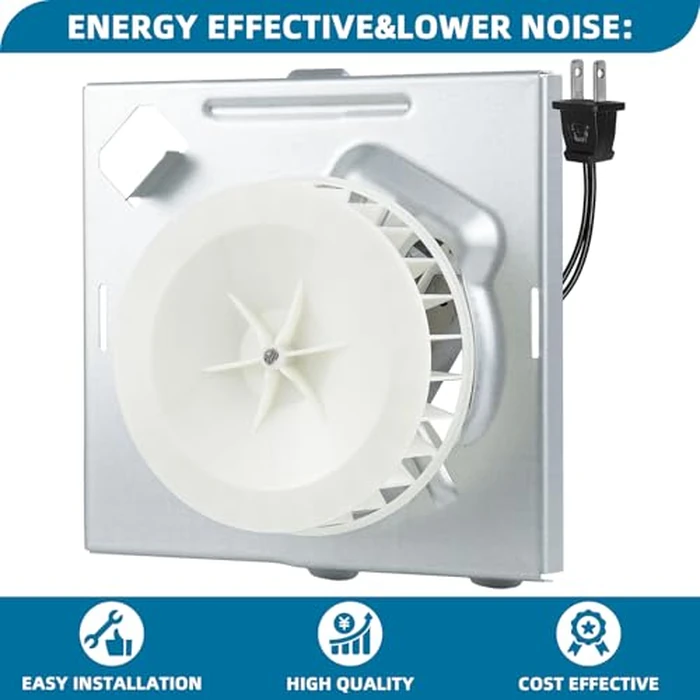 696N-R02 B Unit for NuTone S97012026 Fan,for Broan 688 Replacement Motor,S97012026 Assembly for Broan 688-K,688-J,688-H,688-G,for Nutone 696N-R02 B Unit 70CFM Fan Replacement for 688 Motor by CLLOMAGY - Image 5