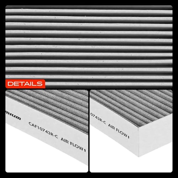 A-Premium Cabin Air Filter with Activated Carbon Compatible with Dodge, Chrysler, Nissan, Infiniti, Volkswagen & Ram model - Grand Caravan, Town & Country, Titan, Armada, Q50, G37, QX80, Q60, M35 by A-premium - Image 8