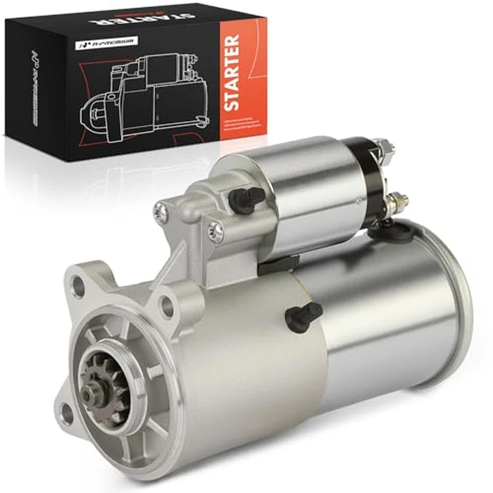 A-Premium Starter Motor Compatible with Ford F150 F250 F350 Super Duty 1999-2013 4.6L 5.0L 5.4L 6.2L 6.8L, Mustang 05-10, Expedition 99-14, Excursion 00-05 & Lincoln Navigator 99-13, 12V 1.4KW CW 12T by A-premium - Image 1