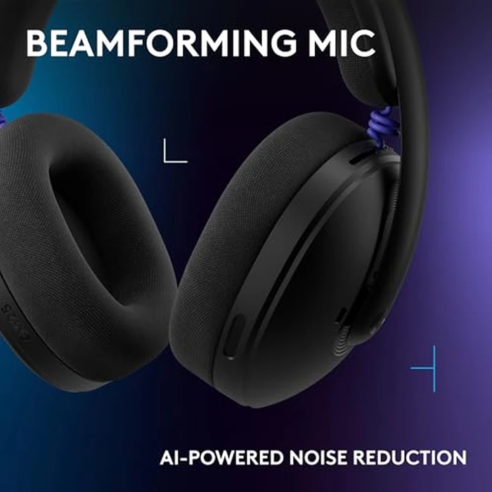 Logitech G325 Lightspeed Wireless Bluetooth Gaming Headset, All-Day Comfort, Built-in Mic with Noise Reduction, 24-Bit Audio, 24+ Hr Battery Life, for PC, PlayStation, Switch, Mobile - Black by Logitech G - Image 6