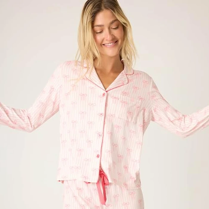P.J. Salvage Women's [Amazon Exclusive] Cloud Jersey 2-Piece Pj Set, Ballet Pink, Medium by PJ Salvage - Image 5