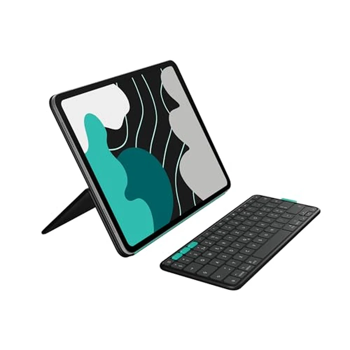 Logitech Flip Folio, Keyboard Case for iPad Pro 13-inch (M4 & M5) & iPad Air 13-inch (M2, M3 & M4) (2024, 2025 & 2026) - Protective & Stowable Bluetooth Keyboard Case, Multi-Device - Midnight Black by Logitech - Used - Like New condition - CA$118.74