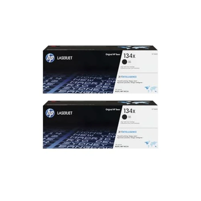 HP 134X High-Yield Black Toner Cartridge 2-Pack | Compatible LaserJet M209 & MFP M234 Series Printers | W1340XD1 by HP - Used - Like New condition