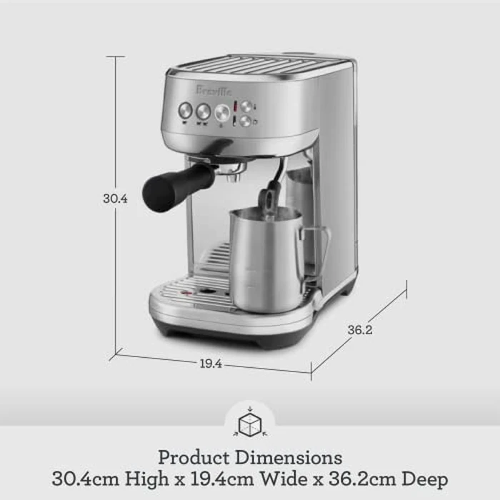 Breville the Bambino Plus Espresso Machine with Auto Milk Frother, Espresso Maker with Seconds Heat Up, Cappuccino & Latte Machine for Home, BES500BSS, Brushed Stainless Steel by Breville - Image 6