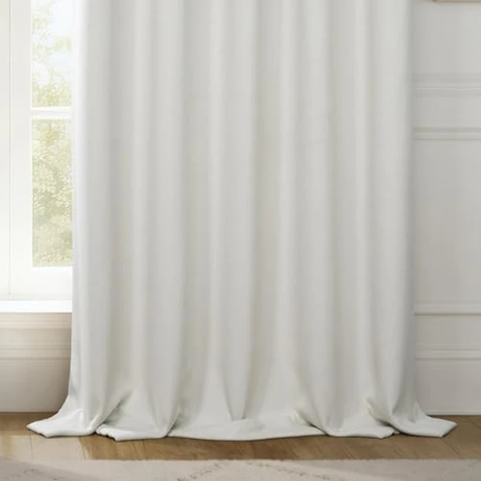 HPD Half Price Drapes BOCH-LN185-P Faux Linen Room Darkening Curtains for Bedroom (1 Panel), 50 X 96, Birch by HPD Half Price Drapes - Image 9