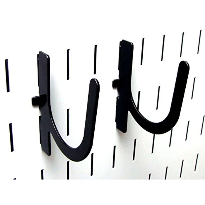 Wall Control 10-UH-003 B Slotted Pegboard U-Hook for Wall Control Pegboard Only, 3", Black by Wall Control - Image 3