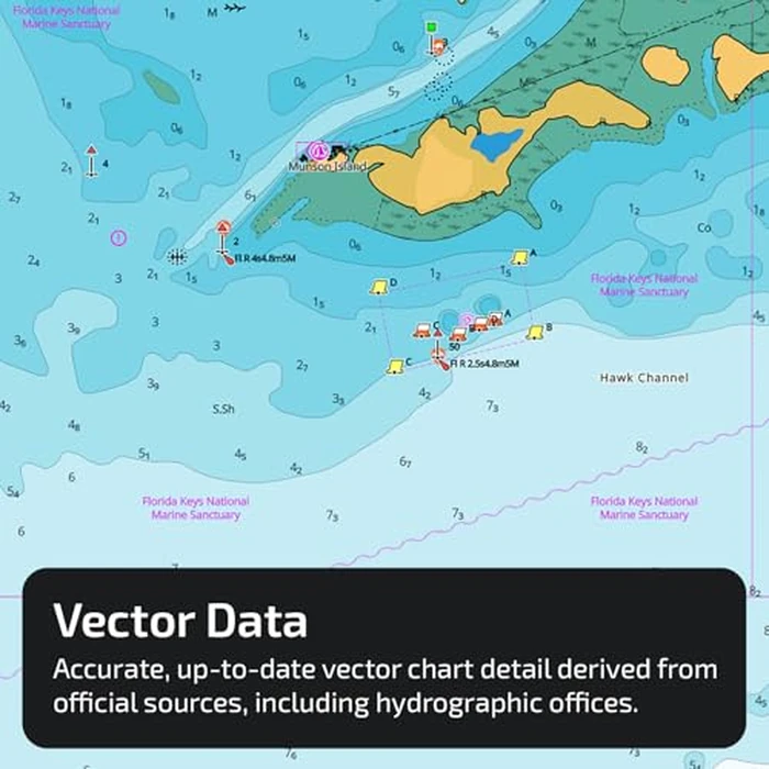 C-MAP Reveal X - Gulf of Mexico & The Bahamas, Map Card for Marine GPS chartplotters by C-MAP - Image 5